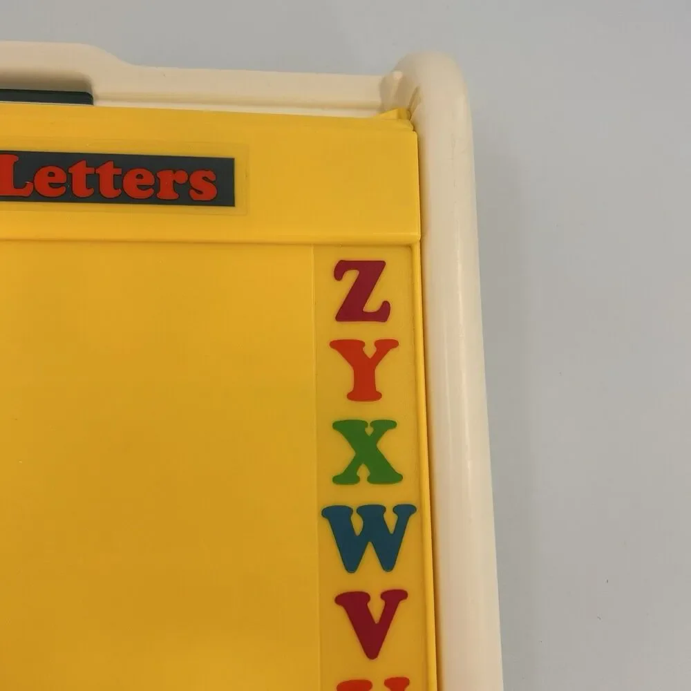 Playskool Fun-To-Learn Letters 1986 Original Talking Complete HTF Fast Shipping